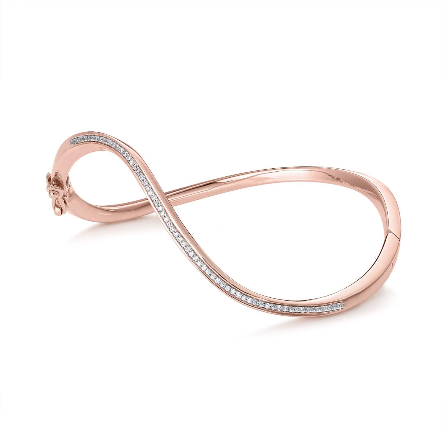 Marque Hoop Diamond Bangle 