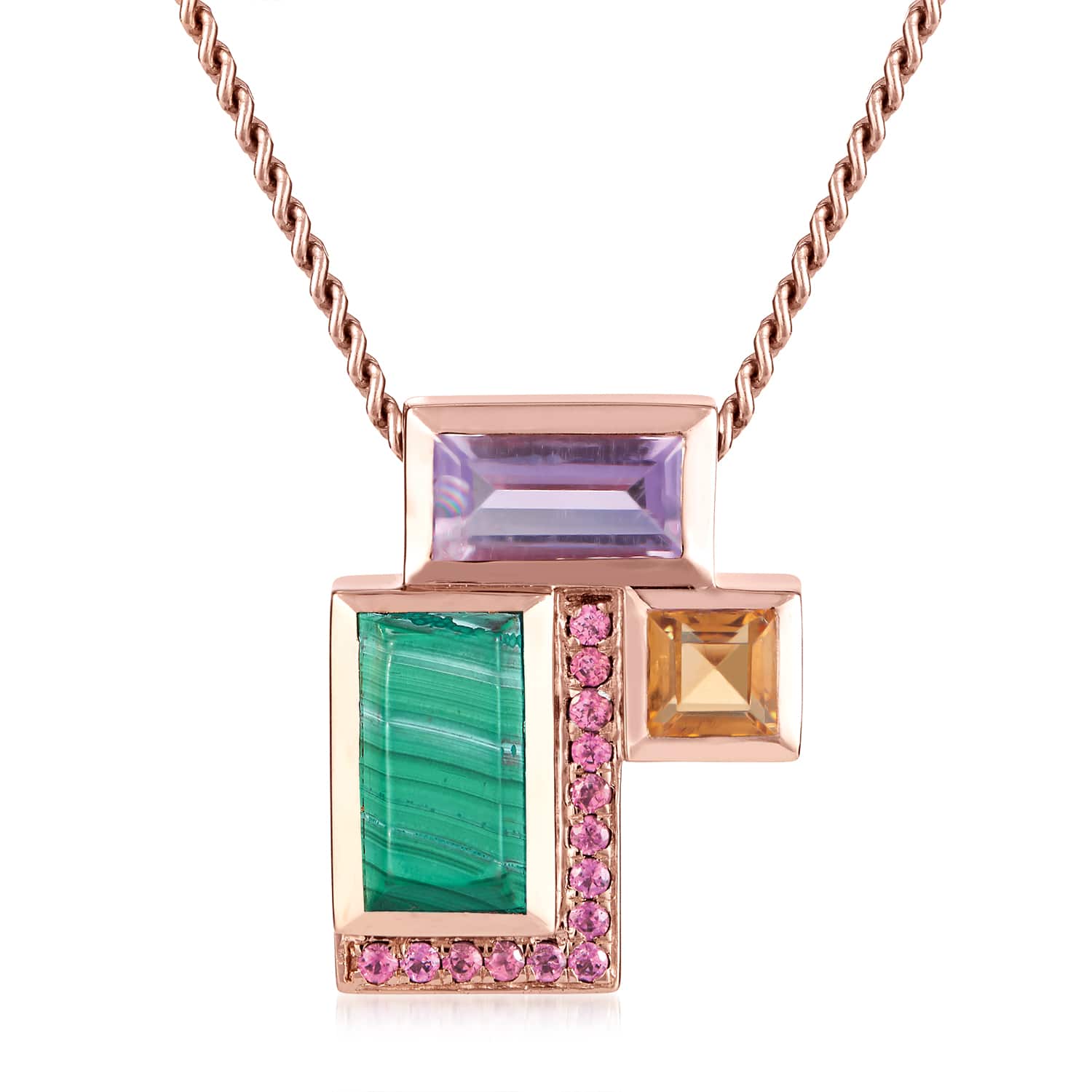 Ornate Geometric Pendant 