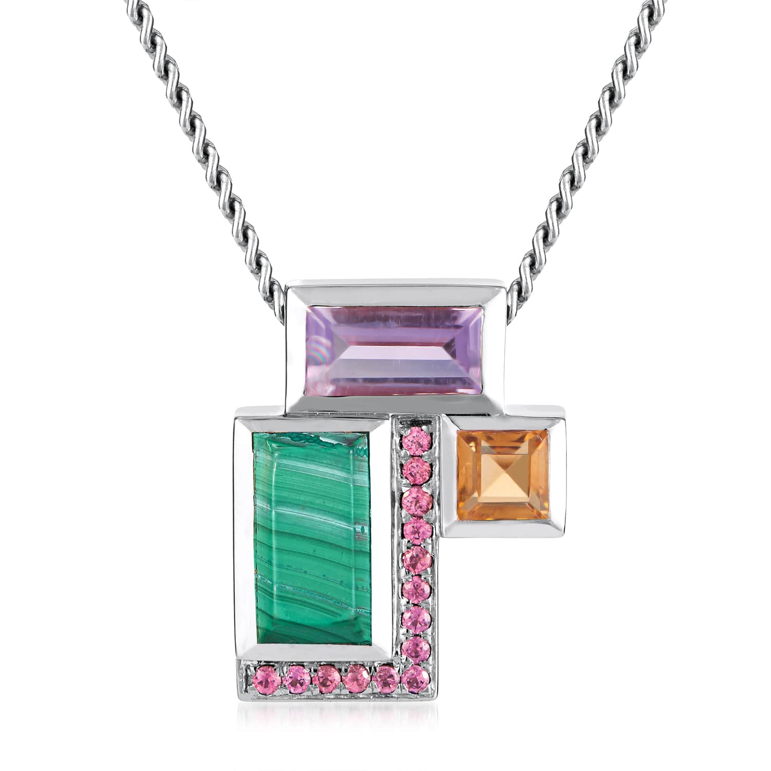 Ornate Geometric Pendant 
