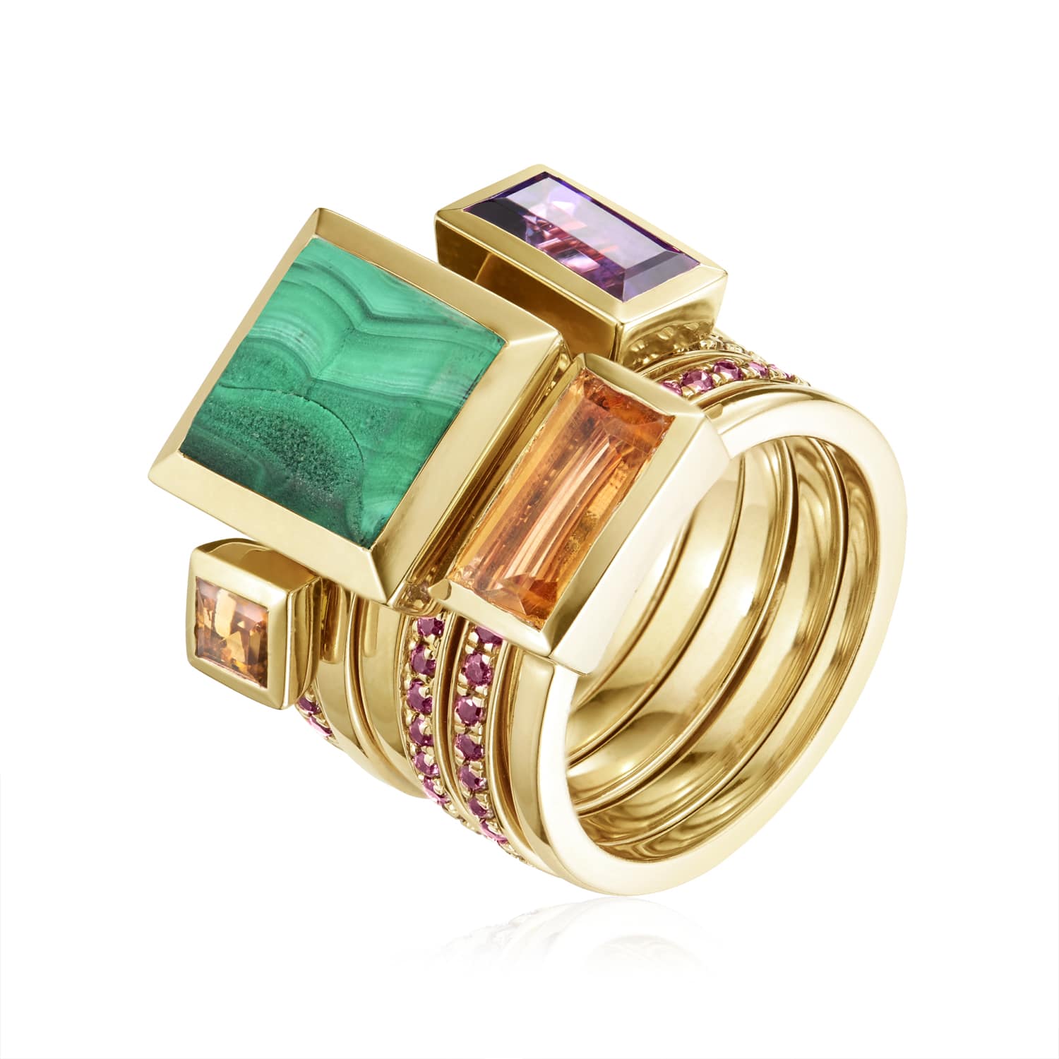 Ornate Stacked Ring