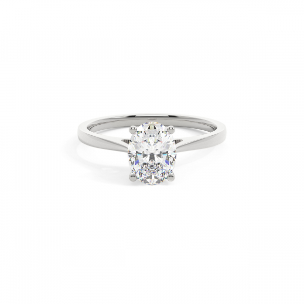 Oval Classic Solitaire Engagement Ring