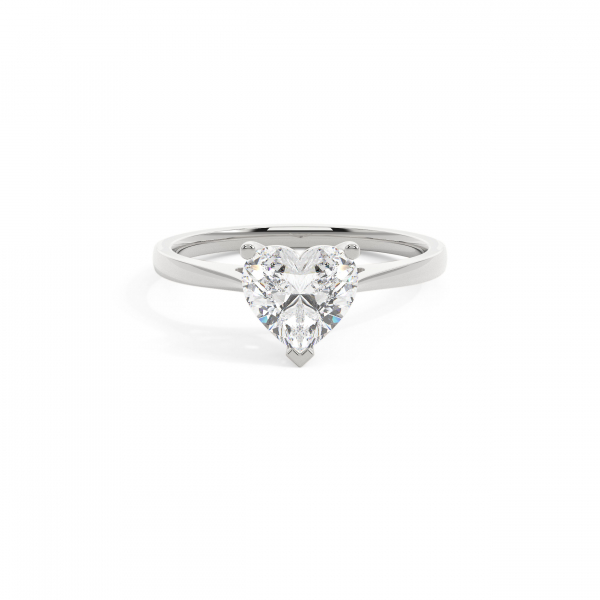 Heart Classic Solitaire Engagement Ring