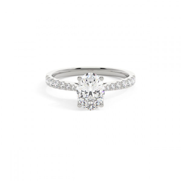 Oval Grand solitaire Engagement Ring