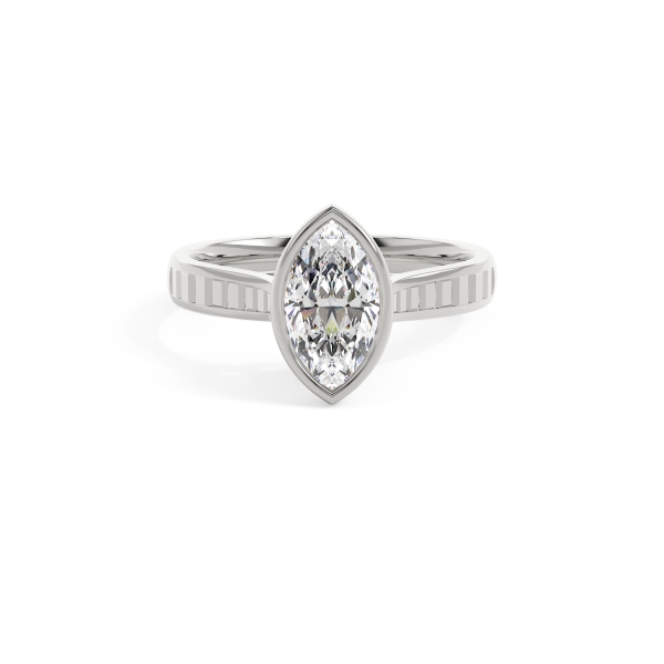 Marquise Grand Bezel Engagement Ring