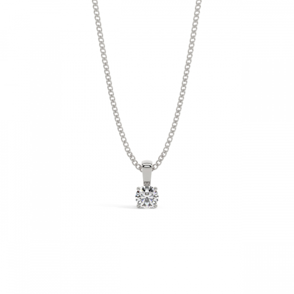 Round Timeless Solitaire Pendant
